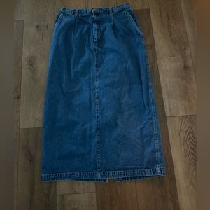 Eddie Bauer Jean Skirt- Size 14